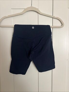 lululemon athletica Women's Dark Navy High-Rise Bike Shorts